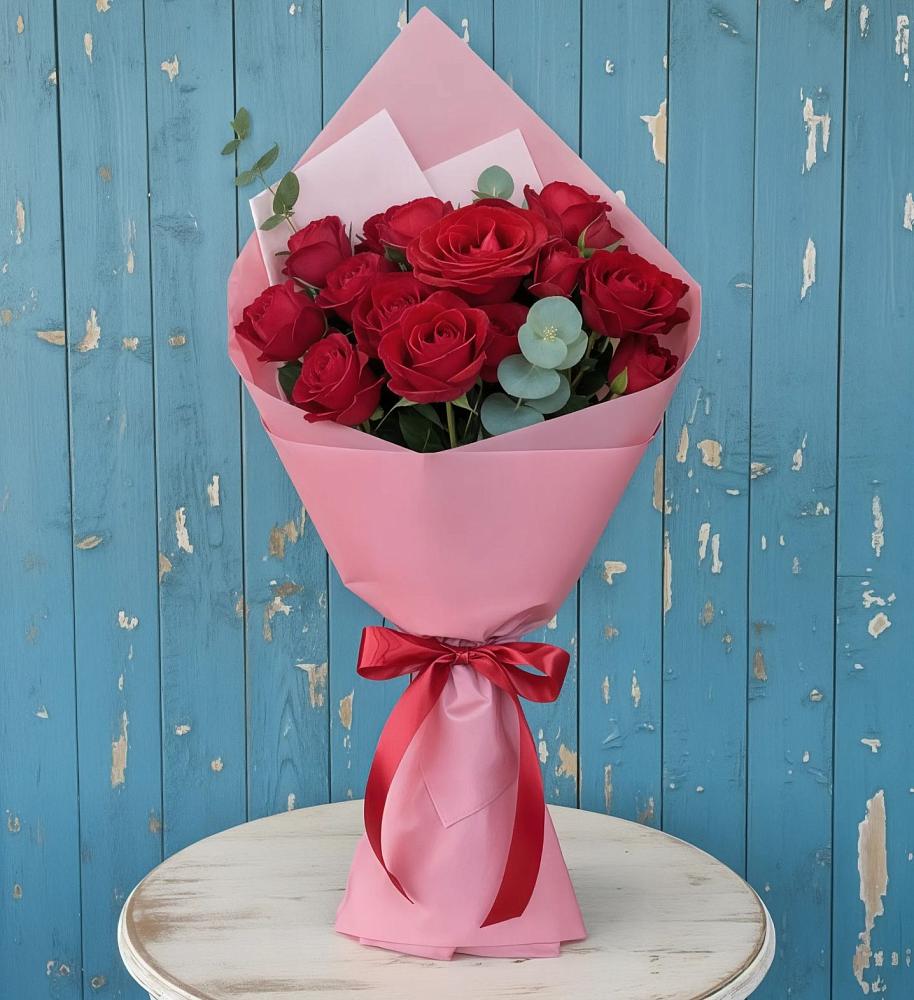 Букет цветов из: Розы в Приморске Ленинградской области