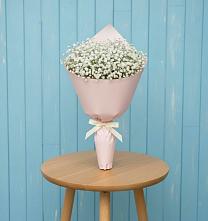 Букет цветов из:  Гипсофила в Приморске Ленинградской области