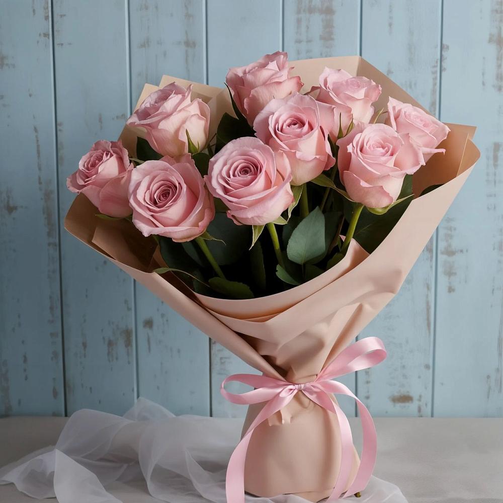 Букет цветов из: Розы в Приморске Ленинградской области