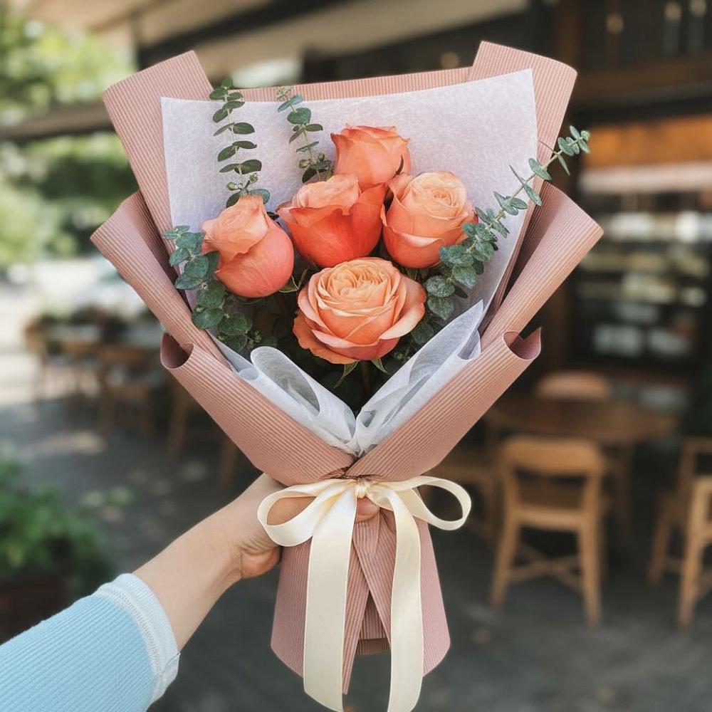 Букет цветов из: Розы в Приморске Ленинградской области