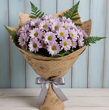Букет цветов из:  Хризантемы #REPLACE_PRED# Приморске Ленинградской области