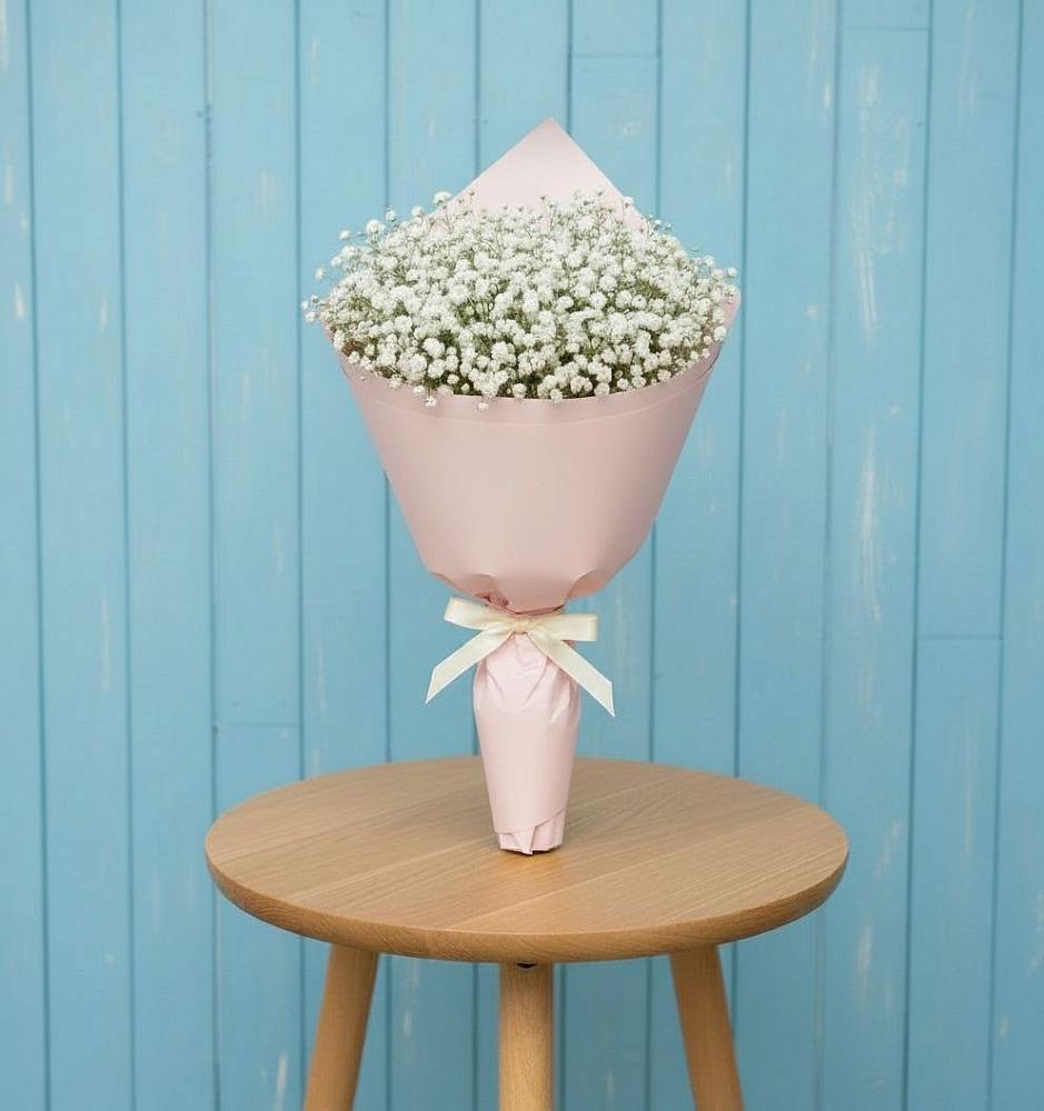 Букет цветов из: Гипсофила в Приморске Ленинградской области