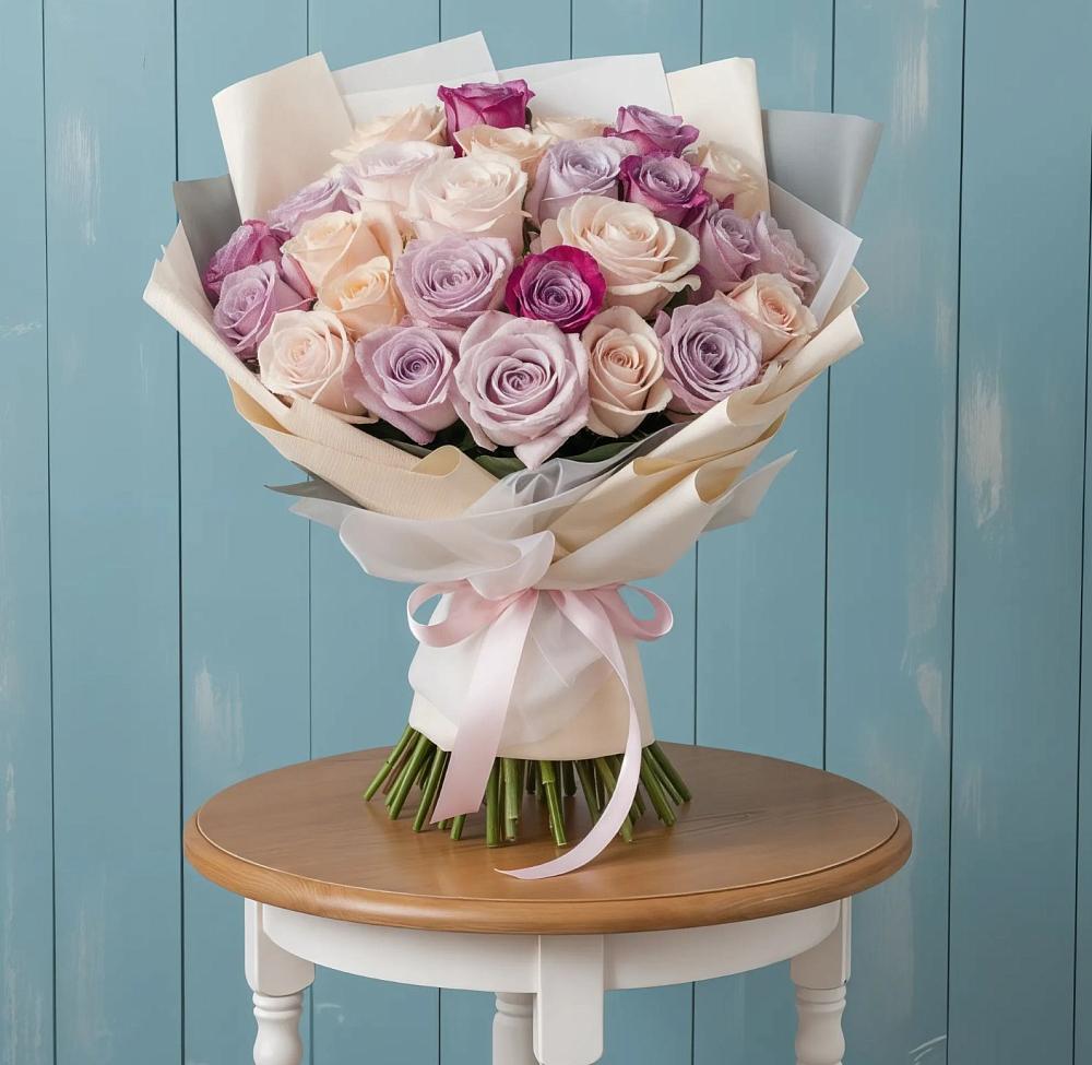 Букет цветов из: Розы в Приморске Ленинградской области