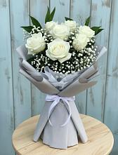 Букет цветов из:  Розы #REPLACE_PRED# Приморске Ленинградской области