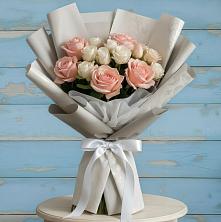 Букет цветов из:  Розы в Приморске Ленинградской области