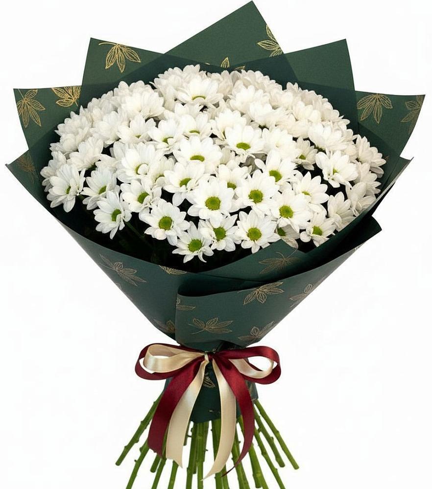 Букет цветов из: Хризантемы в Приморске Ленинградской области
