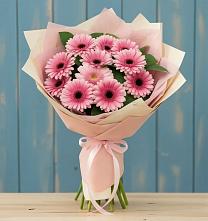Букет цветов из:  Герберы #REPLACE_PRED# Приморске Ленинградской области